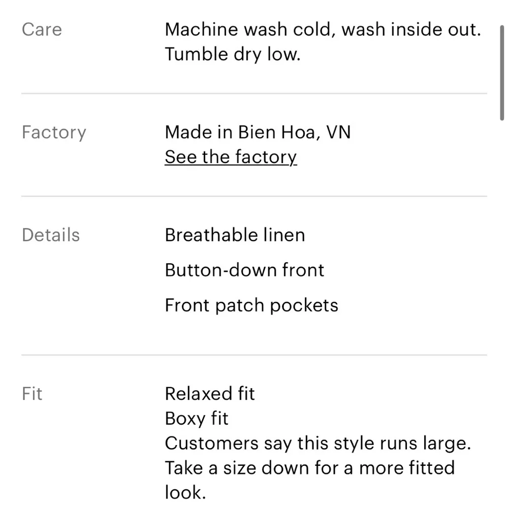 Everlane Linen Workwear shirt - Picture 16 of 16